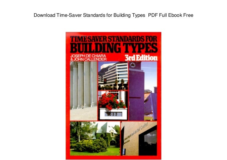 Time Saver Standards For Building Types 5th Edition Pdf